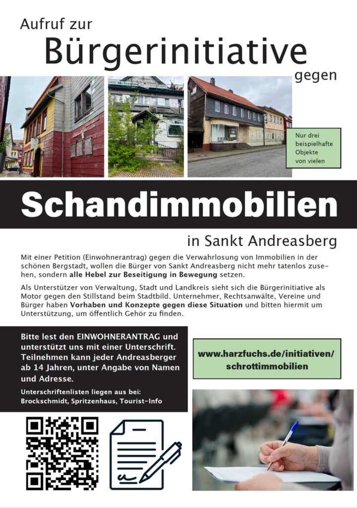 Informationsplakat Bürgerinitiative