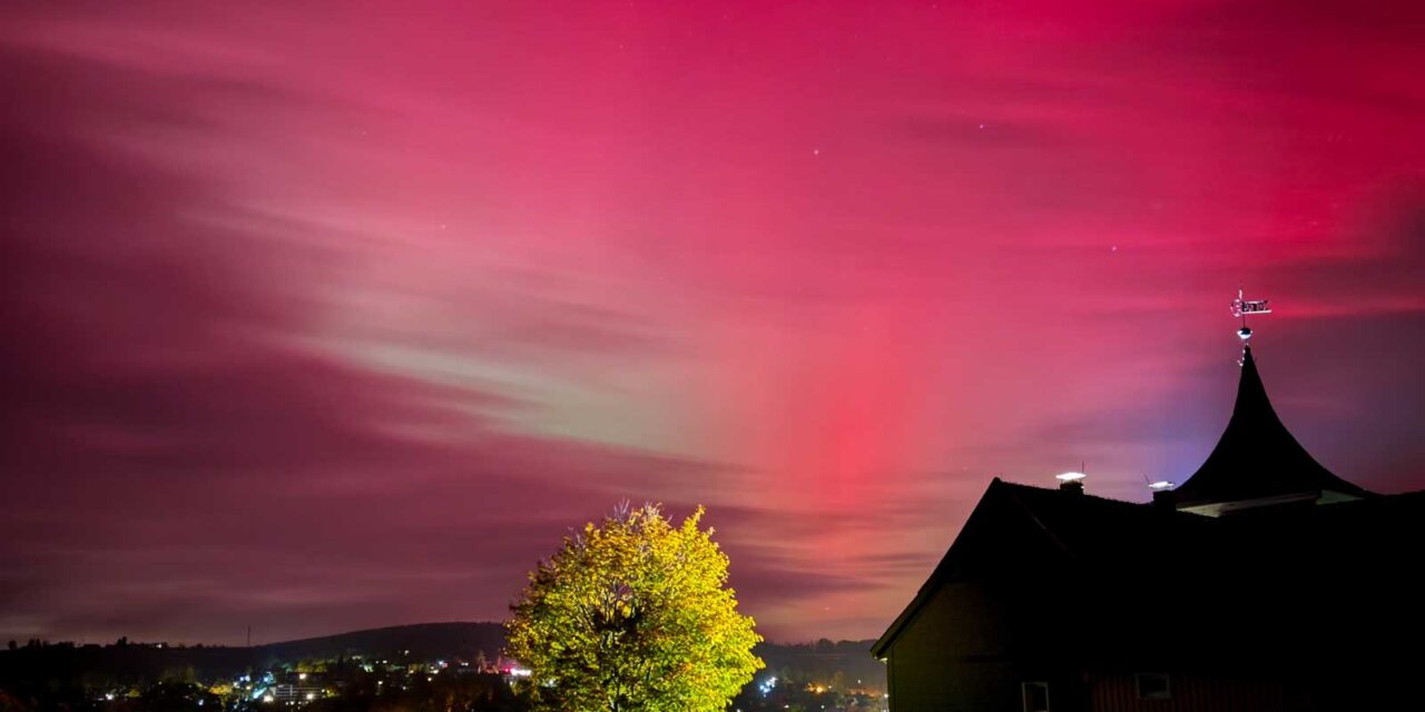 Aurora Borealis in St. Andreasberg