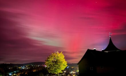 Aurora Borealis in St. Andreasberg